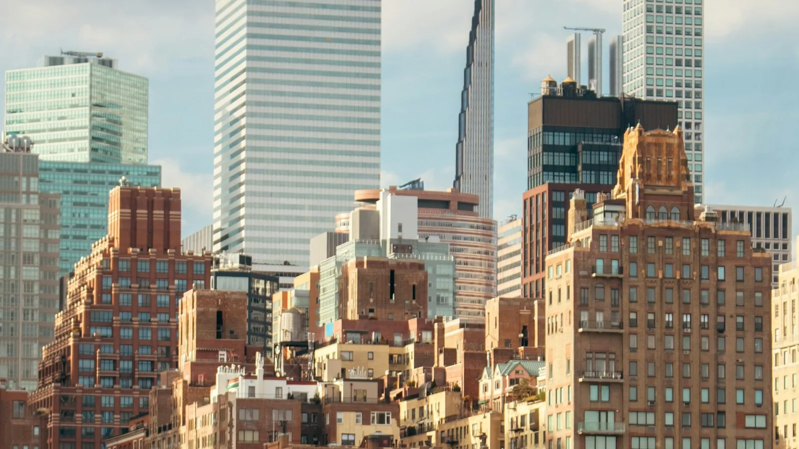 Midtown Manhattan business towers in New York, United States